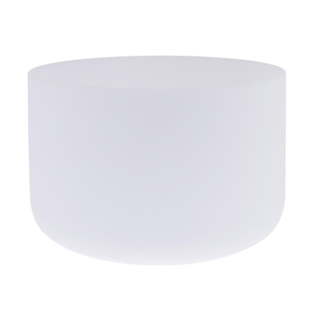 Max Maxb Crystal Singing Bowl G Note for Sacral Frosted Quartz Accessories 10 Inch