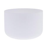 Max Maxb Crystal Singing Bowl G Note for Sacral Frosted Quartz Accessories 10 Inch