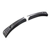 Maxbell 1 Pair Inner Stainless Steel Rear Guard for Tesla Model 3 Car Carbon fiber