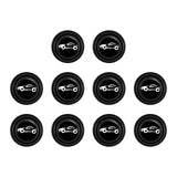 Maxbell 10Pcs Car Door Anti Collision Gasket Thickening for Automobile Truck With sign