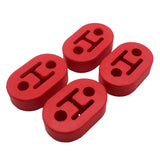 Max Maxb Universal Polyurethane Muffler Exhaust Hanger Hangers 4PCS Red 12MM