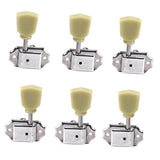 Maxbell 6x Electric Guitar Tuning Peg String Tuners Machine Heads Tuners Keys Silver