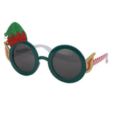 Maxbell Novelty Christmas Elf Sunglasses Funny Party Glasses Costume Xmas Gifts