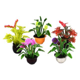Max 5pcs Mini Garden Flower Pot Plant Doll House Miniatures Accessories 1:30