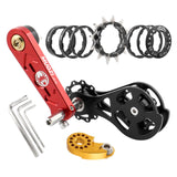 Maxbell Mountain Bike Single Speed Conversion Set Bicycle Components Chain Tensioner 12T Red