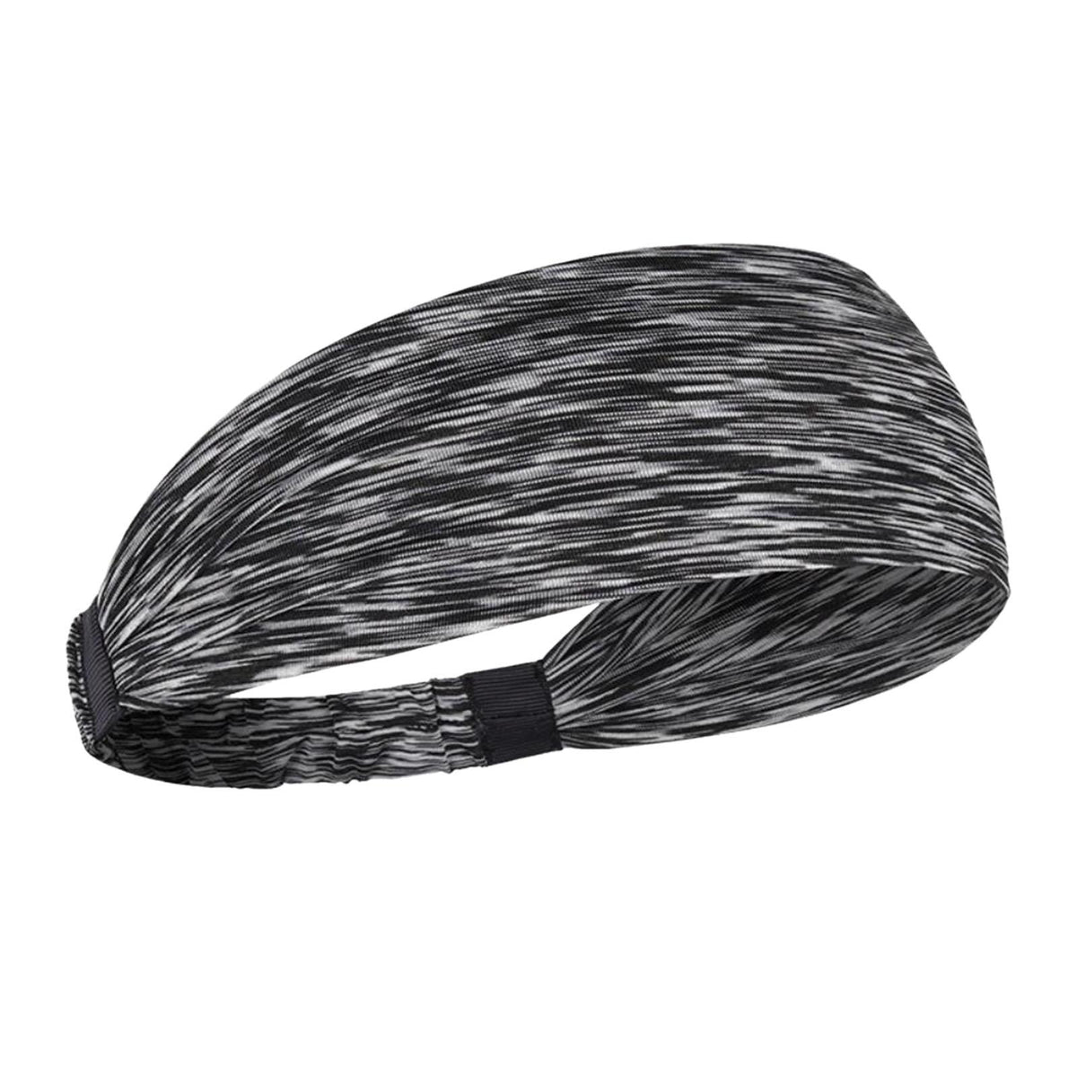 Maxbell Sports Headbands Anti Slip Elastic Sweatband for Soccer Exercise Working Out Gray