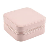 Maxbell Small Jewelry Box Case Storage Holder Pink