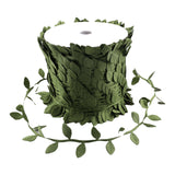 Maxbell 65.6ft Artificial Leaves Silk Greenery Fake Leaves for Backdrop Party Garden Green