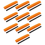 Maxbell 10 Pieces Tennis Overgrip Anti Skid Racket Grip Tape for Motorbike Handlebar Orange