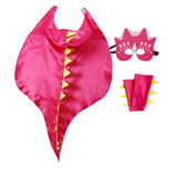 Maxbell Dragon Clothing Trick or Treating Cape Cosplay Cartoon for Halloween Gifts Red