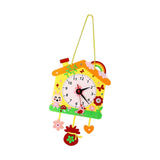 Maxbell DIY Wall Clock Handmade Material Kit Montessori Educational Toys for Baby House