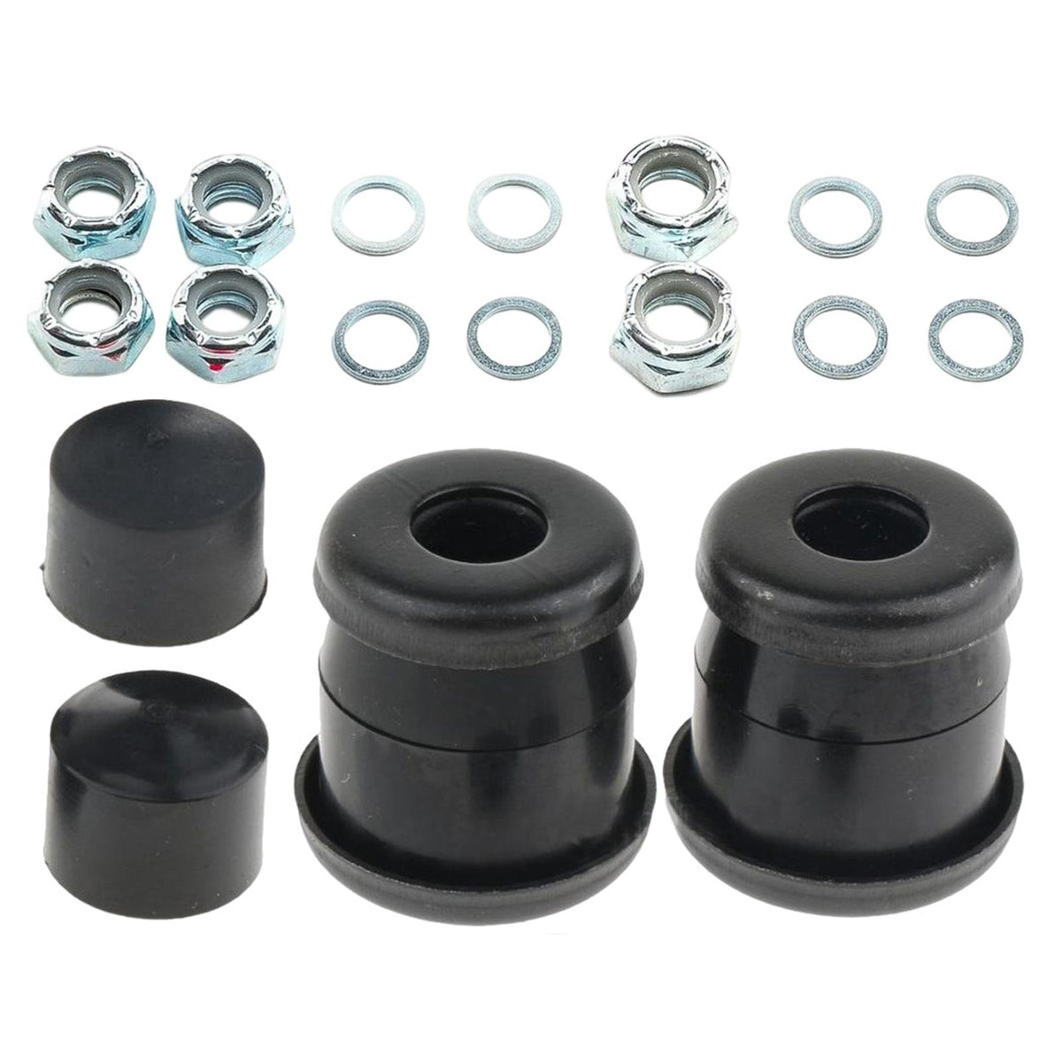Maxbell Skateboard Truck Bushings Kit Skateboard Cup Shock Absorb black