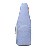 Max Maxb Bamboo Flute Bag Double Shoulder Backpack Flute Bag Students Thickened Blue