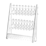 Maxbell Creative Acrylic Earring Display Stand Hanger Rack Live Broadcast Props Transparent