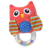 Maxbell Plush Baby Rattle Bell Montessori Development Sensory Toys Handbell Owl