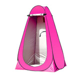 Maxbell Privacy Tent Shower Tent Hiking Rain Shelter Dressing Room with Carry Bag Pink