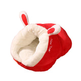 Maxbell Pet Bed Slipper Nest Puppy Bed Cat House Pet Supplies Red