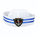 Maxbell Unisex Captain Sailor Hat Skipper Navy Marine Cap Kids Military Hat Triangle