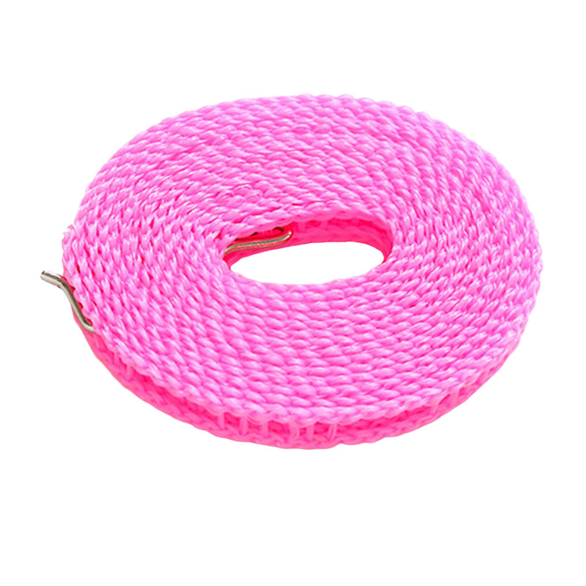 Maxbell Clothesline Stretchy Portable Laundry Cord for Garden Camping Accessories RV pink 800cm