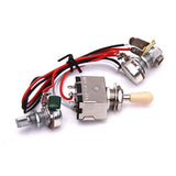 Maxbell Guitar Circuit Wiring 3 Box Toggle Pickup Selector 3WBT/1V/1T/1J 2-500K Pot