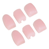 Maxbell 6Pcs Saxophone Palm Key Pads Cushions for Sax Wind Instruments Pink