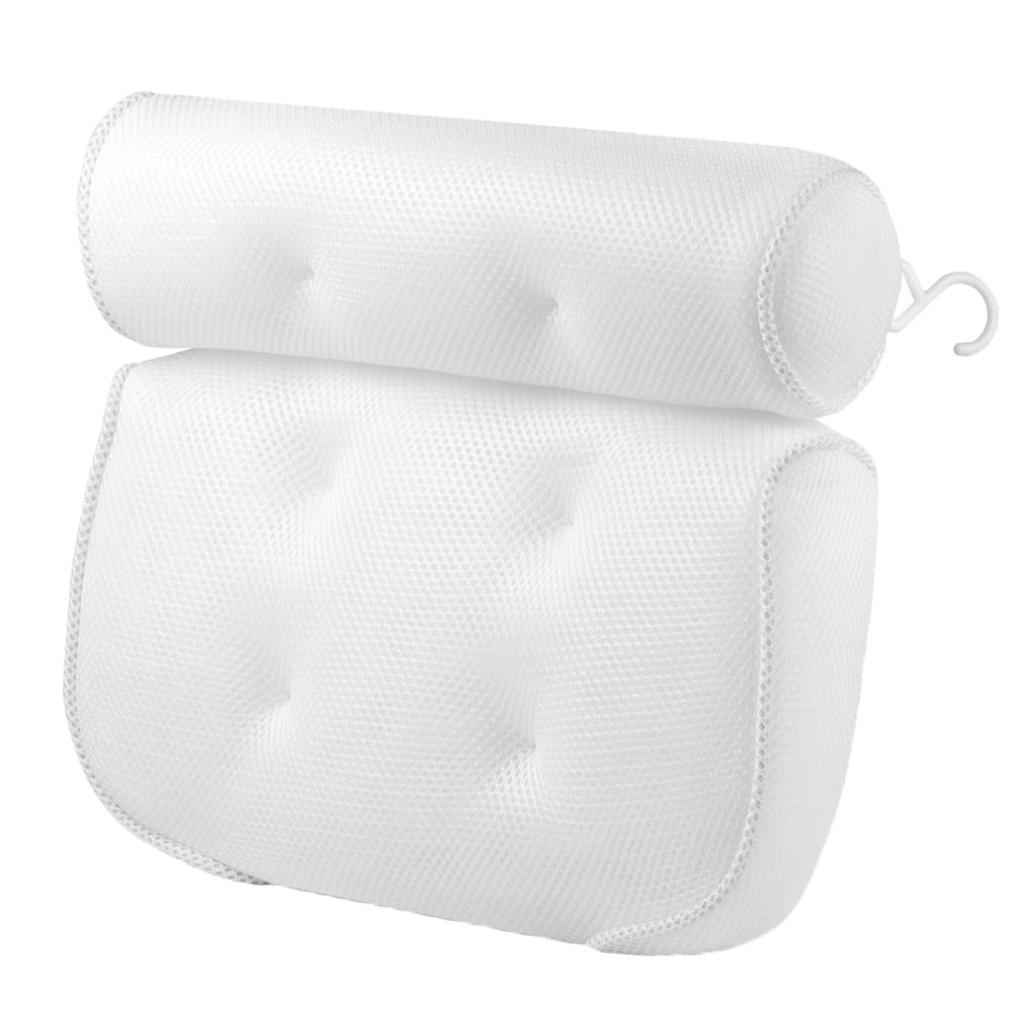 Maxbell Bathtub Cushion Bath Pillow for Bathtub w/Suction Cup for Neck Back Support - Aladdin Shoppers