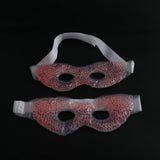 Max 2Pcs Soft Gel Ice Eye Mask Hot Cold Compress Pack Ice Eye Mask Pink