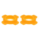 Max Maxb 2 Pieces Microphone Mic Holder Anti-rolling Protection Rings Orange