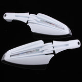 Maxbell Hand Guards Handguards With Led light Universal Suitable for Motorcycle White