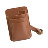 Maxbell Hairdressing Tools Waist Belt Bag Hair Styling Belt Bag for Keeping Scissors brown