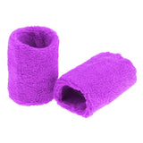 Maxbell Sports Basketball Badminton Unisex Cotton Sweatbands Wristbands light purple