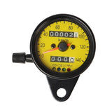 Maxbell Motorbicycle Instrument Digital Tachometer for Motorbike Modification Black yellow
