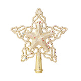 Maxbell Christmas Tree Top Xmas Decor Xmas Tree Ornament Window Party B Aureate