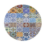 Max Digital Printing Tablecloth Table Cover 140x140cm 8.Bohemian grid