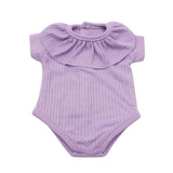 Max One-piece Swimwear Bathing Suit for 18inch Dolls Purple