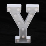 Max Decorative LED Letter Marquee Sign with Lights Y