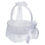 Maxbell Wedding Basket Decorative Practical Romantic for Parties Ceremony Girl A