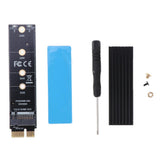 Max NVMe M.2 NGFF SSD to PCIE 3.0 Adapter Expansion Card with Heatsink Case