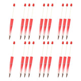 Maxbell 20Pcs Bead Pens Ball Pen DIY Printable Creative for Exam Stationery Supplies Red