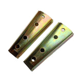 Maxbell 2 Pieces 12cm Furniture Bed Buckle Insert Connector Hinge Sofa Fixing Bolt