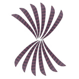 Max 12 Pieces 5 Inch Archery Arrow Feathers Fletchings Vanes Brown