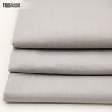 Maxbell Solid Color Cotton Fabric Handmade Sewing Craft Patchwork Cotton Linen White