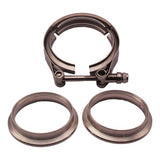 Maxbell 2.5'' Auto V-band clamp kit for Turbo Exhaust pipes Turbo Downpipe Exhaust