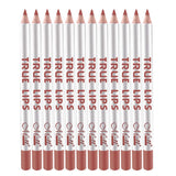Max 12pcs Waterproof Matte Velvet Lip Liner Makeup Pencil Pen Lipliner Crayon 53#