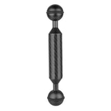 Max Dive Photography Dual Ball Buoyancy Light Arm Ultralight Carbon Fiber Black