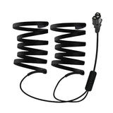 Maxbell Electric Motorcycle Heated Handlebar Grip Cover Comfortable Grip Winter Use Style A