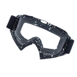 Maxbell Protective Eyewear Outdoor Glasses Frame for Hockey Basketball Fishing White Dot Clear