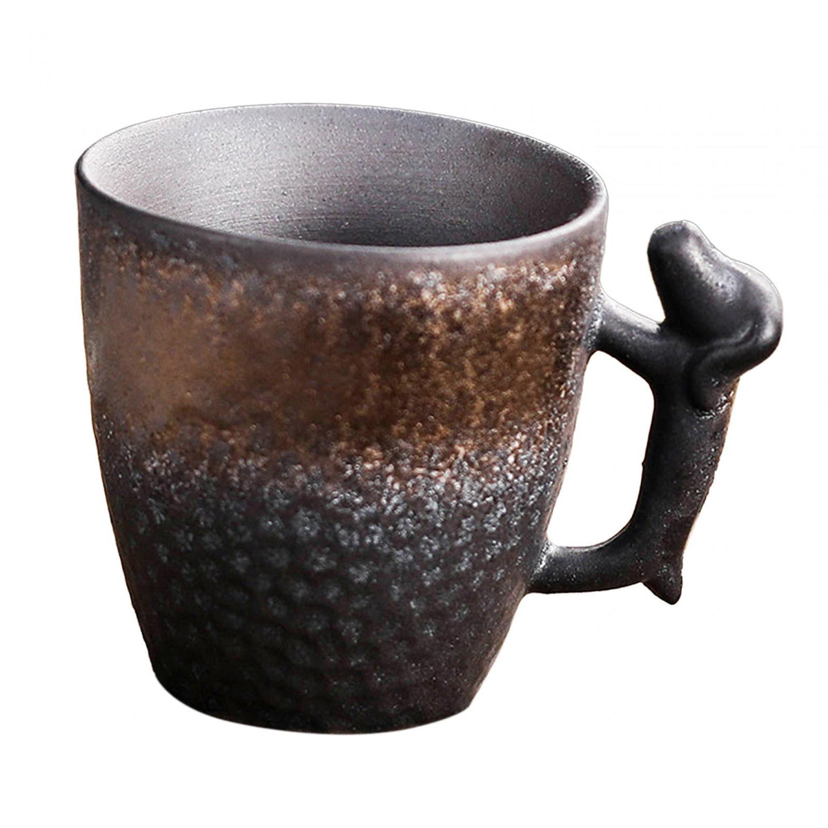 Maxbell Pottery Coffee Mugs 86ml Drinkware Hot Chocolate Mug for Home Wedding Office gold and black
