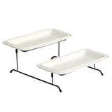 Maxbell Multilayer Storage Tray Decoration Dish Plate for Countertop Fruits Dessert