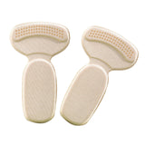 Maxbell 2x Heel Cushion Pads T Shape Shoe Heel Insoles Shoe Pad for Loose Shoes Apricot
